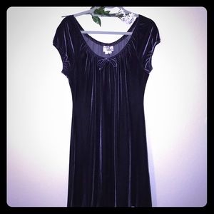 Purple Velvet Vintage Dress by Chelsea Rousso